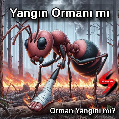 Yangın Ormanı mı Orman Yangını mı Şükran Aydın Şiir