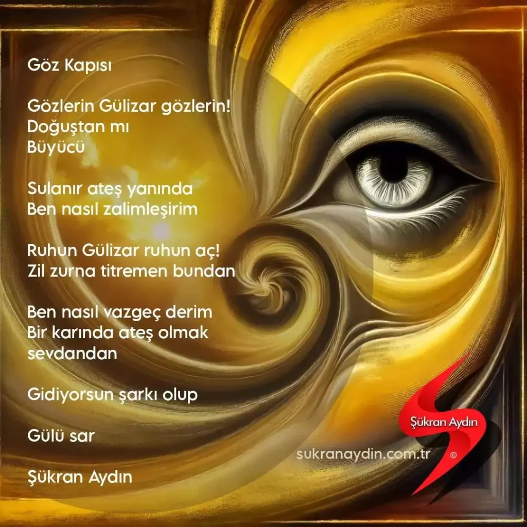 Göz Şiirleri arasında Göz Kapısı Şiiri Yeni Bakış Osmaniye Gazetesinde
